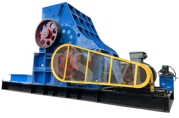 雙級粉碎機對輥破碎機、河卵石制砂機、石頭制砂機大圖